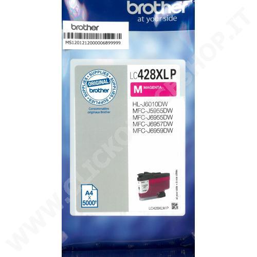 CARTUCCIA BROTHER LC-428XLM (5.000PG) MAGENTA - ORIGINALE